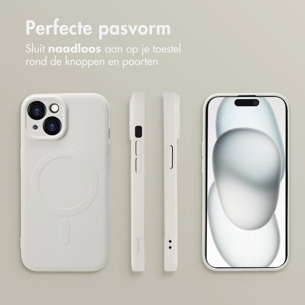 imoshion Color Backcover met MagSafe Apple iPhone 15 - Beige