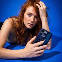 Callbuddy Hoesje met Strap Apple iPhone 16 Pro Max - Deep Marine