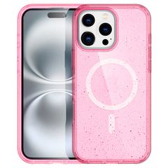 imoshion Sparkle Backcover met MagSafe Apple iPhone 16 Pro - Glitter Roze