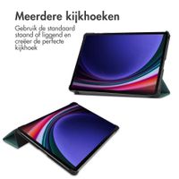 imoshion Trifold Bookcase Samsung Galaxy Tab S9 11.0 inch - Donkergroen