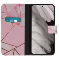 imoshion Design Softcase Bookcase Google Pixel 8 Pro - Pink Graphic