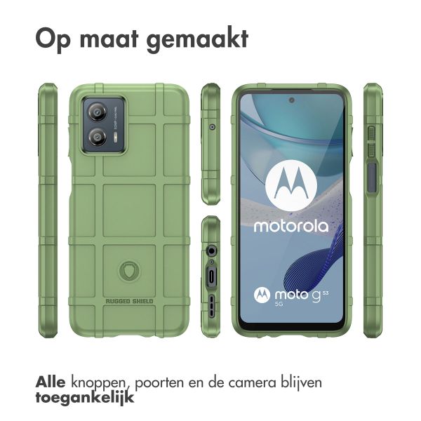 imoshion Rugged Shield Backcover Motorola Moto G53 - Groen