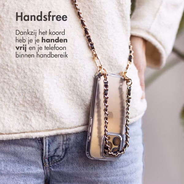 imoshion PU Leather Telefoonkoorden set - Zwart