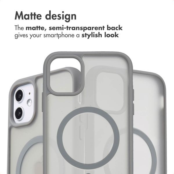 imoshion Colour Guard Back Cover with MagSafe Apple iPhone 11 - Grey