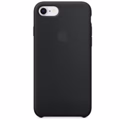 Apple Silicone Backcover Apple iPhone SE (2022 / 2020) / 8 / 7 - Black