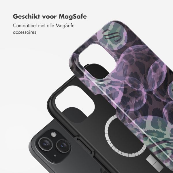 Selencia Vivid Backcover met MagSafe Apple iPhone 15 - Leo Bubble Green