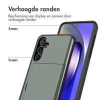 imoshion Backcover met pasjeshouder Samsung Galaxy A55 - Donkergroen