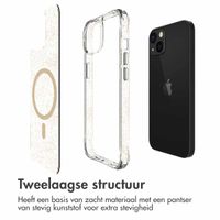 imoshion Clear Glitter Backcover met MagSafe Apple iPhone 13 - Goud