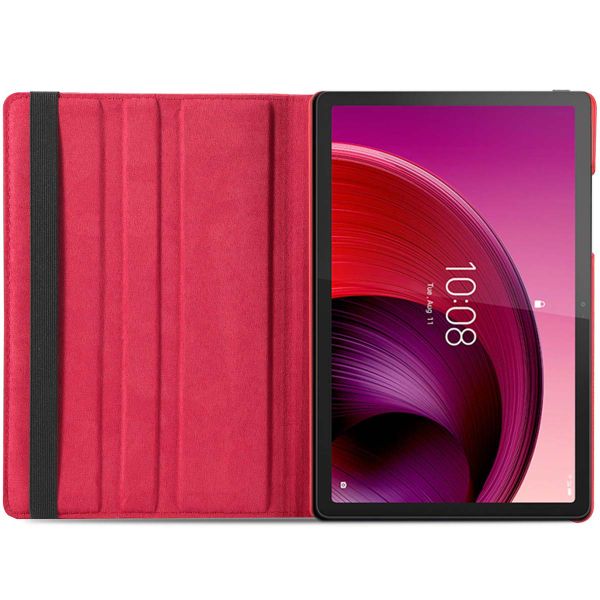 imoshion 360° draaibare Bookcase Lenovo Tab M10 5G - Rood