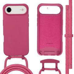 imoshion Color Backcover met afneembaar koord met MagSafe Apple iPhone Air - Raspberry