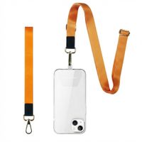 imoshion Universeel verstelbaar telefoonkoord + polsbandje - Oranje