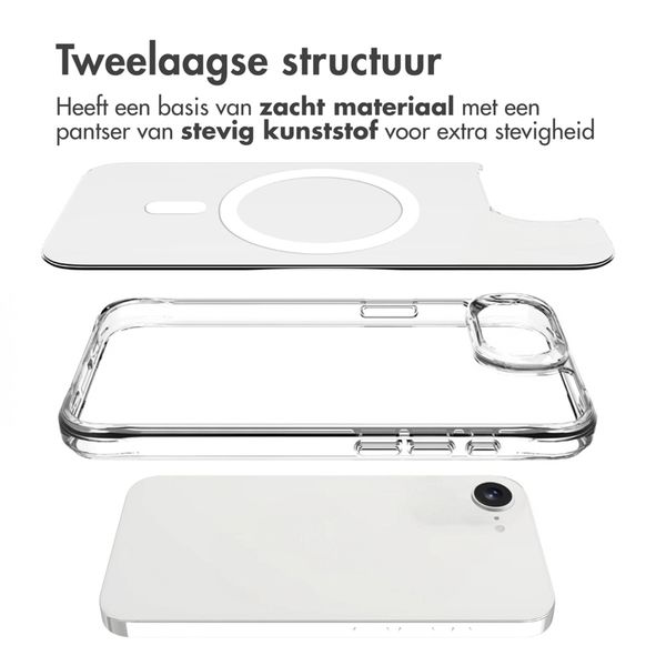 imoshion Rugged Air MagSafe Case Apple iPhone 17e / 16e - Transparant