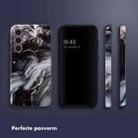 Selencia Vivid Backcover Samsung Galaxy S23 FE - Chic Marble Black
