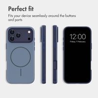 imoshion Colour Back Cover with Thin MagSafe Ring Apple iPhone 17 Pro - Dark Blue