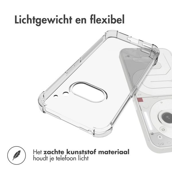 imoshion Shockproof Case Nothing Phone (2a) / (2a) Plus - Transparant