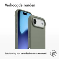 Accezz Liquid Silicone Backcover met MagSafe Apple iPhone Air - Cooper Green