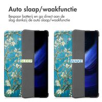 imoshion Design Trifold Bookcase Xiaomi Pad 6 / 6 Pro - Green Plant