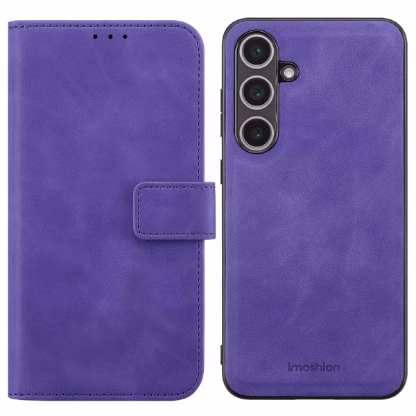 imoshion Uitneembare 2-in-1 Luxe Bookcase Samsung Galaxy S24 FE - Paars