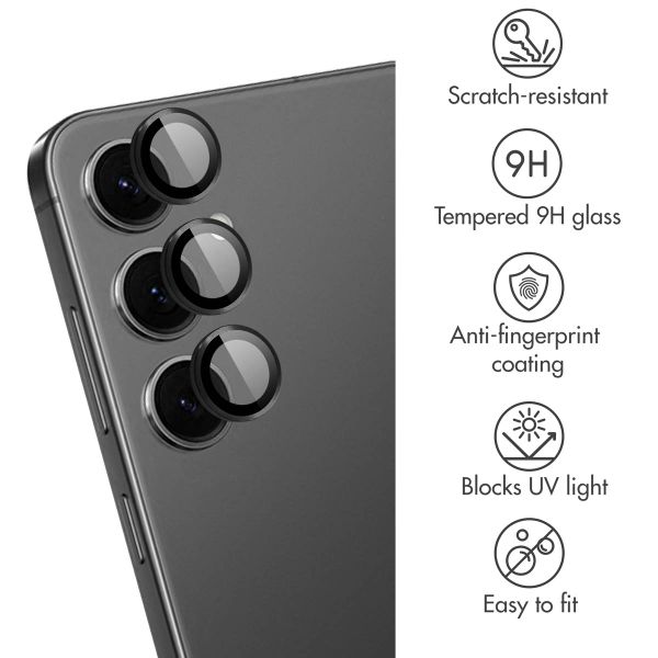 imoshion Camera Protector Glass 2-pack Samsung Galaxy S25 Plus - Black