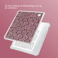 imoshion Design Clear Backcover Kobo Libra Colour - Bloom Love Blush