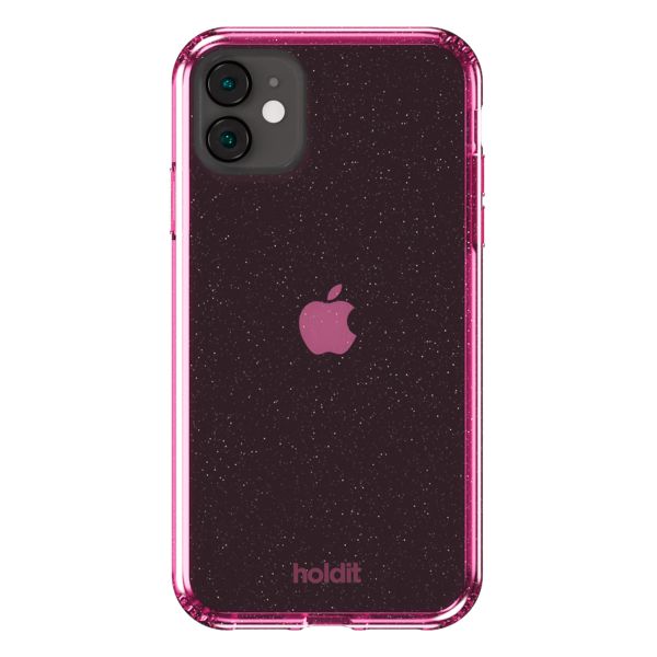 Holdit Glitter Case iPhone 11 / XR - Pink