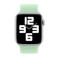 Apple Gevlochten solobandje Apple Watch | 44/45/46/49 mm - Maat 8 - Pistachio