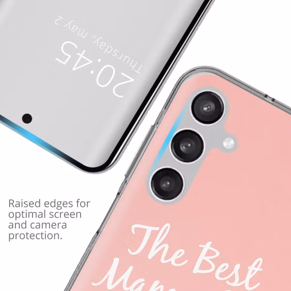 Ontwerp je eigen Samsung Galaxy A25 (5G) gel hoesje - Transparant