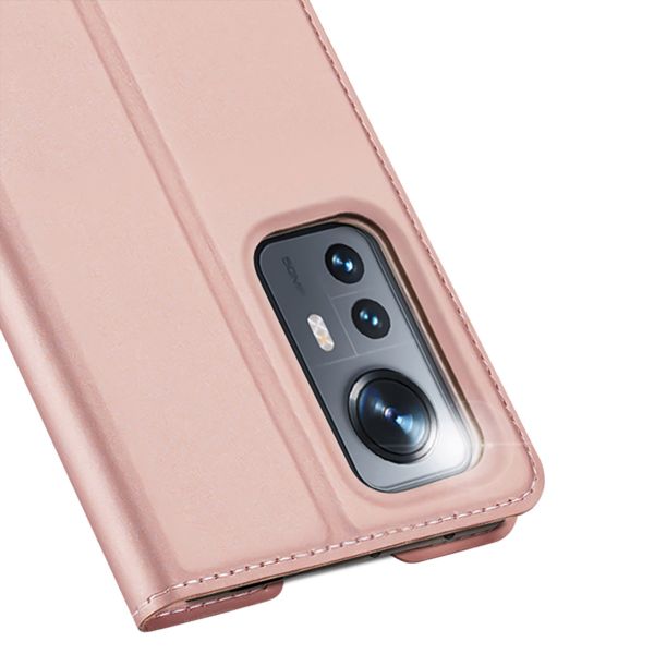 Dux Ducis Slim Softcase Bookcase Xiaomi 12 / 12X - Rose goud