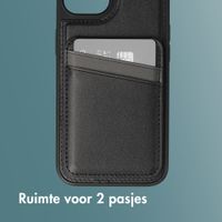 imoshion Backcover met kaarthouder en stand Apple iPhone 15 - Zwart