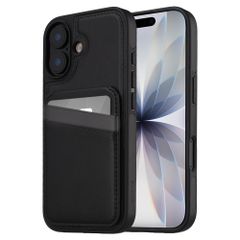 imoshion Backcover met kaarthouder en stand Apple iPhone 17 - Zwart