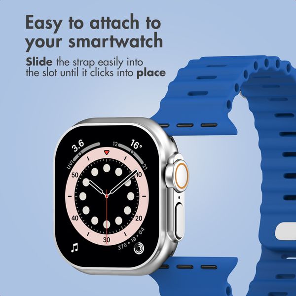 Accezz Ocean band Apple Watch | 44/45/46/49 mm - Royal Blue