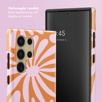 Selencia Vivid Backcover Samsung Galaxy S24 Ultra - Modern Bloom Pink