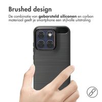 imoshion Brushed Backcover Motorola Edge 70 Fusion - Zwart