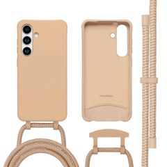 imoshion Color Backcover met afneembaar koord MagSafe Samsung Galaxy S24 / S25 - Beige