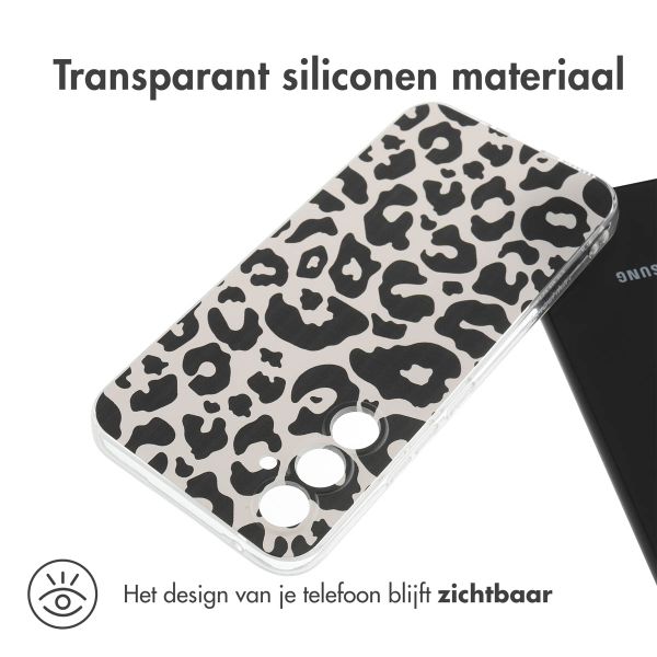 imoshion Design hoesje Samsung Galaxy A54 (5G) - Leopard Transparent