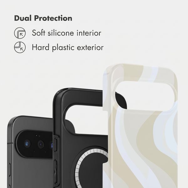 Selencia Vivid Case with MagSafe Google Pixel 11 Pro - Desert Waves Beige