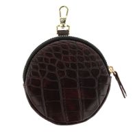Selencia Nova Mini Pouch - Croco Choco Brown