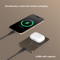 Selencia Vivid Powerbank 5,000 mAh - Wireless Powerbank - MagSafe and Qi - Desert Gold / Country Moo'd