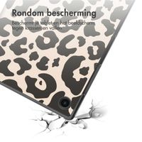 imoshion Trifold Design Bookcase Samsung Galaxy Tab A8 - Leopard