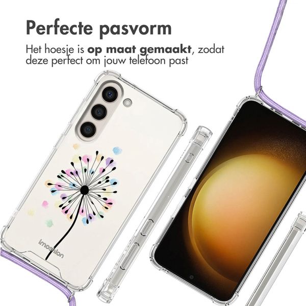 imoshion Design hoesje met koord Samsung Galaxy S23 Plus - Sandstone Dandelion