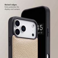 Selencia Nova Phone Case with Cord and Card Holder Apple iPhone 18 Pro / 17 Pro - Beige