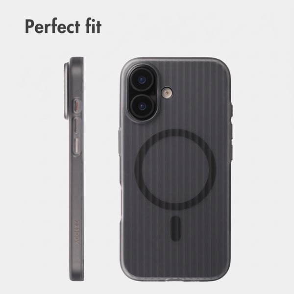 Accezz Lite Case with MagSafe | Fluted | Apple iPhone 16 - Grey