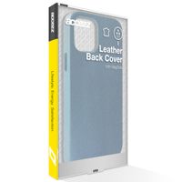 Accezz Leather Backcover met MagSafe Apple iPhone 14 Pro Max - Donkerblauw
