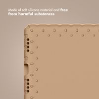 imoshion Kids-Proof Back Cover with Handle Apple iPad 11 (2025) 11 inch A16 / iPad 10 (2022) 10.9 inch - Beige