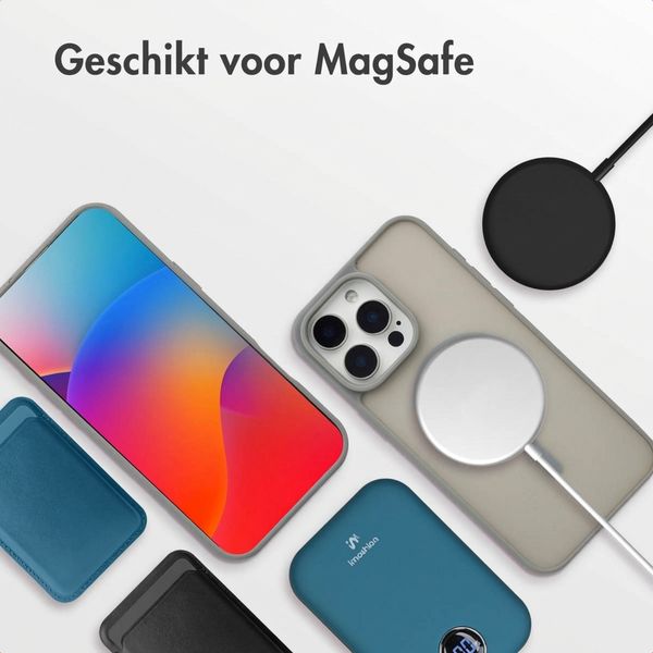 imoshion Color Guard Backcover met MagSafe Apple iPhone 15 Pro Max - Grijs
