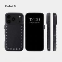 Selencia Studs Case with MagSafe Apple iPhone 18 Pro / 17 Pro - Velvet Black