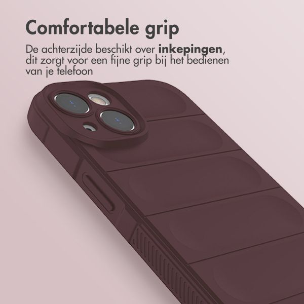 imoshion EasyGrip Backcover iPhone 14 - Aubergine