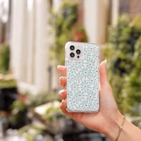 imoshion Design hoesje Apple iPhone SE (2022 / 2020) / 8 / 7 - Bloom Love Sage Green