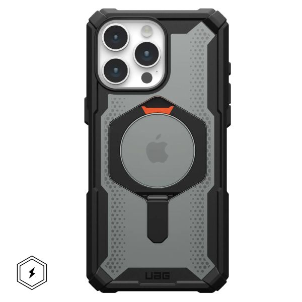 UAG Plasma XTE Backcover MagSafe iPhone 15 Pro Max - Zwart / Oranje