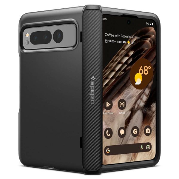 Spigen Slim Armor CS Backcover Google Pixel Fold - Zwart